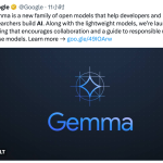 谷歌发布最强大模型Gemma,性能碾压Llama 2-