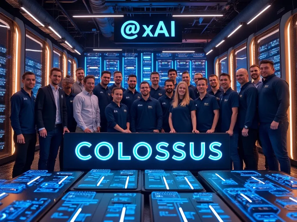 探秘马斯克全球最大AI集群Colossus：10万张英伟达 H100，122天建成