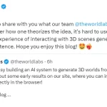 刚刚,李飞飞创业首个项目引围观:单图生成交互3D场景,空间智能来了-