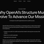 OpenAI宣布转型公益公司，全新使命：助力AGI造福全人类-